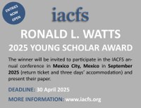 Ronald L. Watts Young Researcher Award 2025 - Entries Now Open